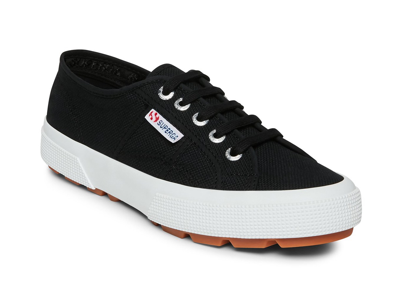 Zapatillas Superga Mujer Negras/Blancas - 2750 Tank - 659240ZOX